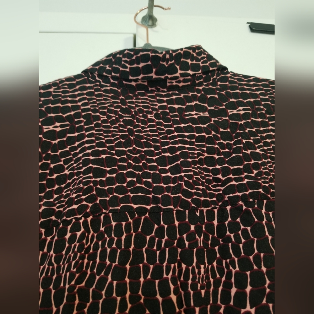 TOPMAN Large Short Sleeve Retro Print Shirt - Picture 4 of 5